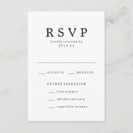 Amado | Tarjetas RSVP de boda