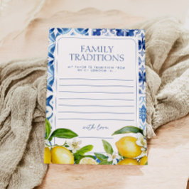 Amalfi Coast Lemon Baby Shower Tradiciones familia