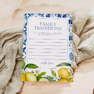 Amalfi Coast Lemon Baby Shower Tradiciones familia