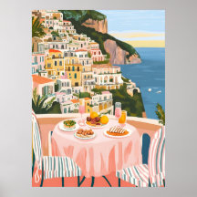 Amalfi Costa Italiana Amalfi Arte de pared acrílic