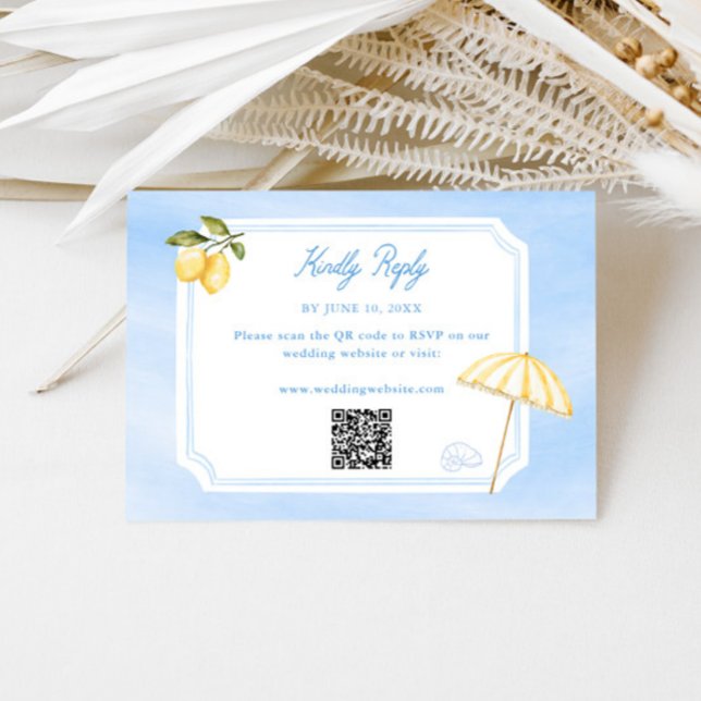 Amalfi Dolce Vita Italia Boda RSVP (Subido por el creador)