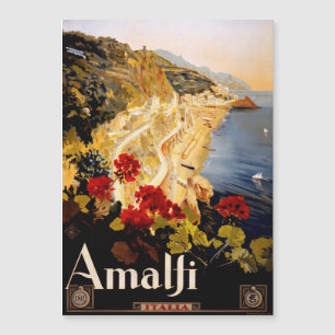 Amalfi Italia Viaje Afiche Arte Gráfico
