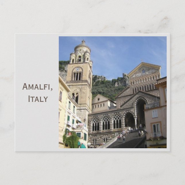 Amalfi, postal fotográfica italiana (Anverso)