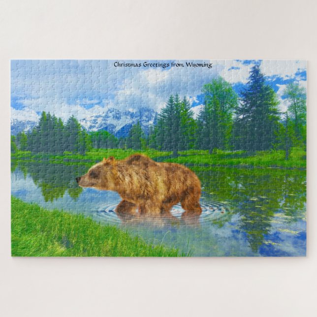 Amamos a los Osos Marrones Wyoming Jigsaw Puzzle (Horizontal)