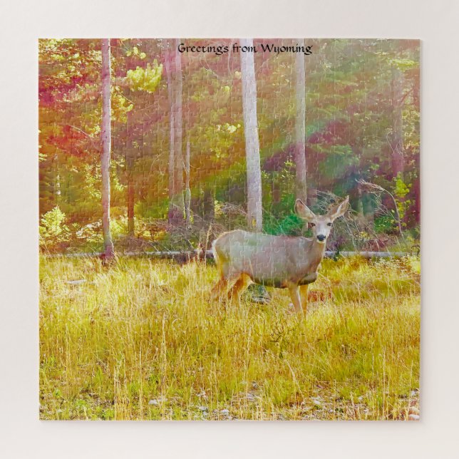 Amamos a Wyoming. Rompecabezas (Vertical)