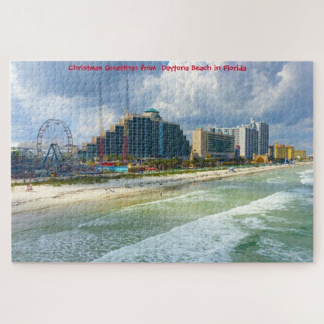 Amamos Daytona Beach en Florida Rompecabezas (Horizontal)