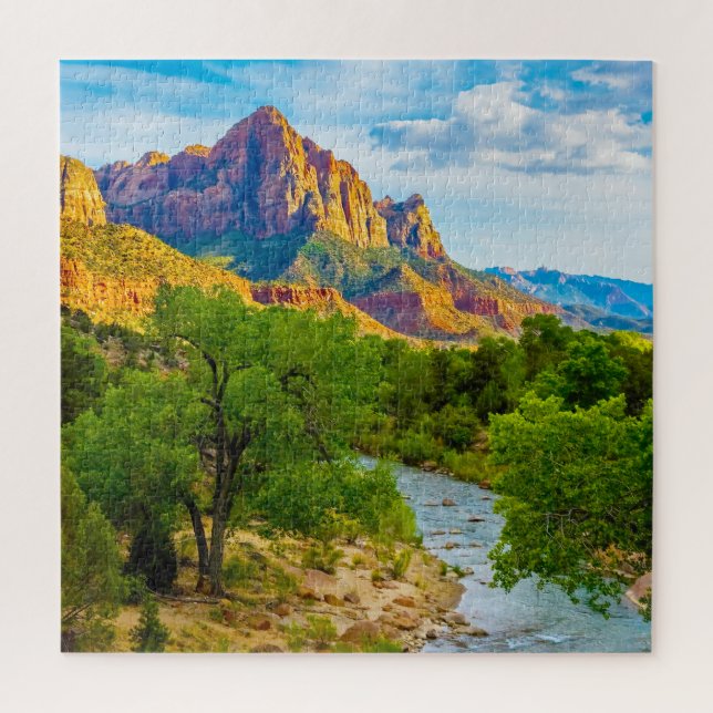 Amamos el arroyo Zion Park Utah Jigsaw Puzzle (Vertical)