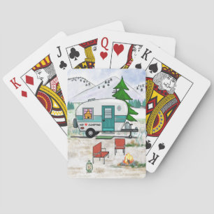 Amamos el camping jugando cartas