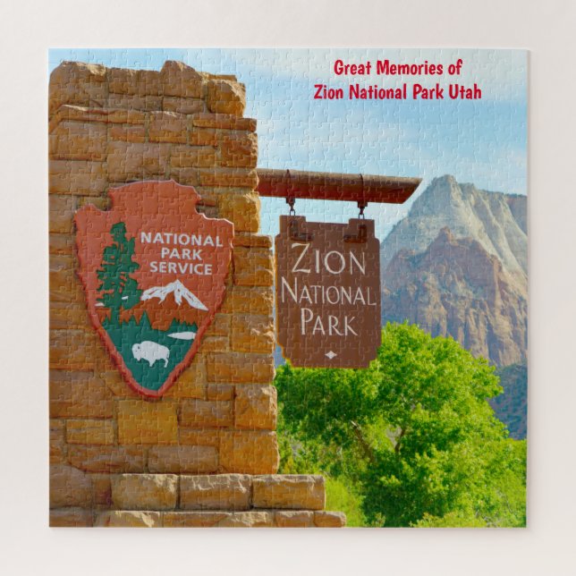 Amamos el Parque Nacional Zion, el rompecabezas de (Vertical)