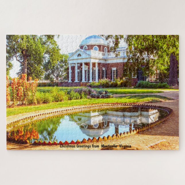 Amamos el rompecabezas de Monticello Jigsaw (Horizontal)