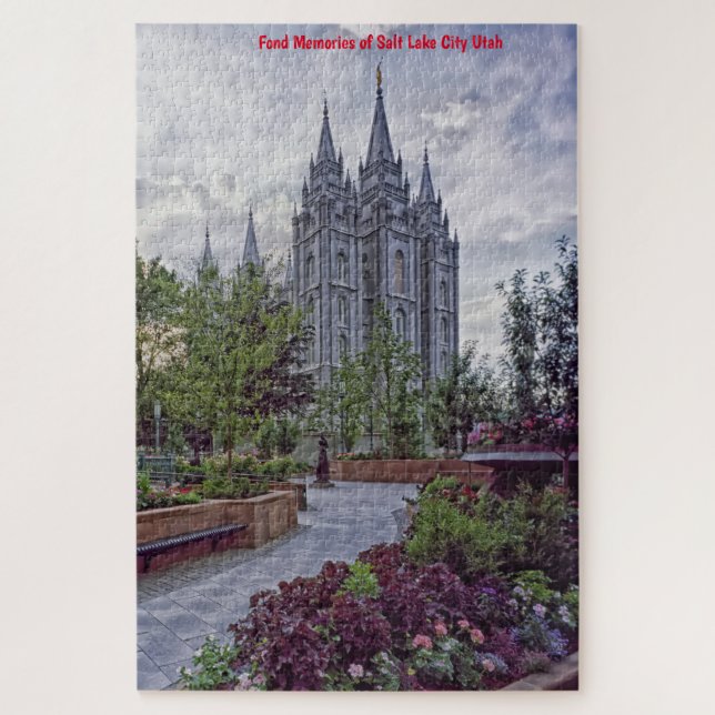 Amamos el rompecabezas de Utah Jigsaw en Salt Lake (Vertical)