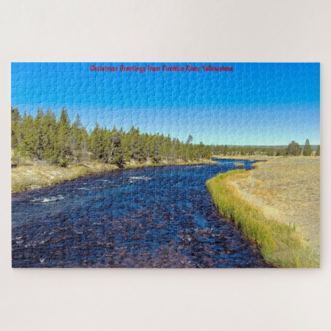 Amamos el rompecabezas del río Yellowstone Jigsaw (Horizontal)
