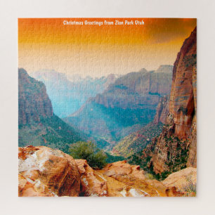 Amamos el rompecabezas del Zion Park Utah Jigsaw