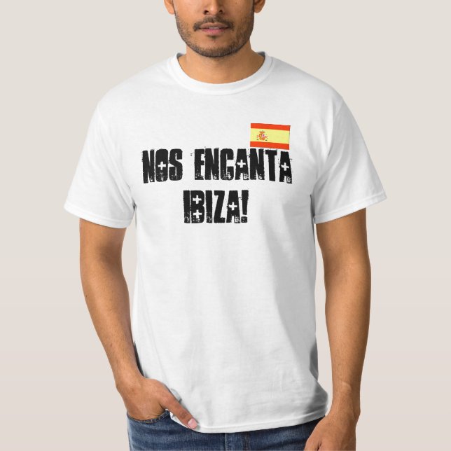 Amamos la camiseta de Ibiza (Anverso)