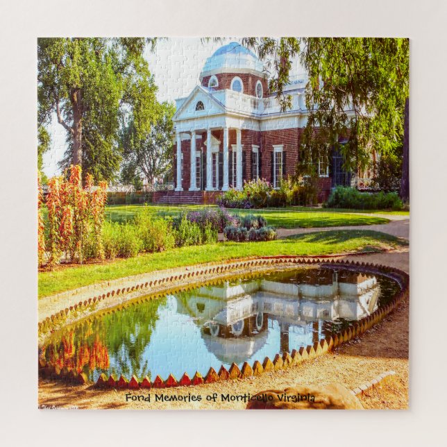 Amamos Monticello Virginia Jigsaw Puzzle (Vertical)