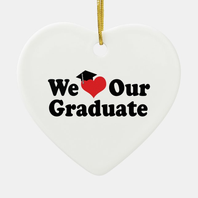 Amamos Nuestro Ornamento De Graduados (Frente)