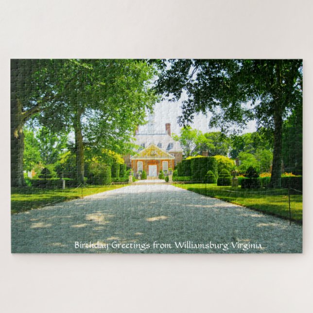 Amamos Rompecabezas de Williamsburg Virginia (Horizontal)