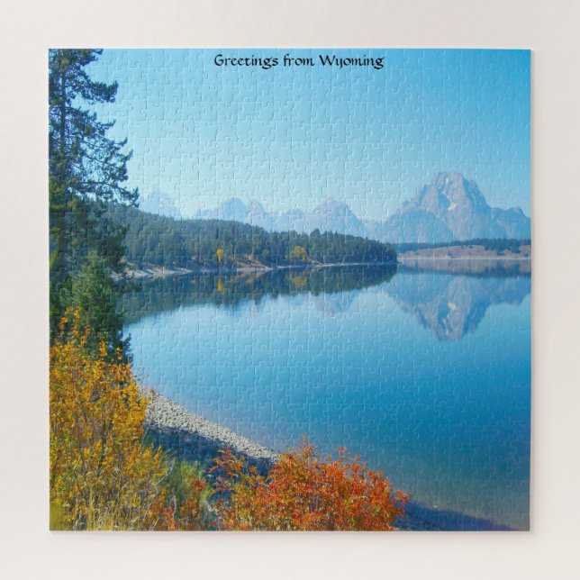 Amamos rompecabezas de Wyoming (Vertical)