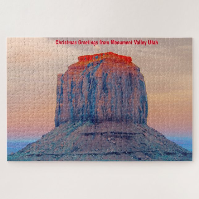 Amamos Rompecabezas del Valle del Monumento Utah (Horizontal)