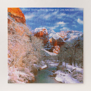 Amamos Virgin River Zion Park Utah Rompecabezas