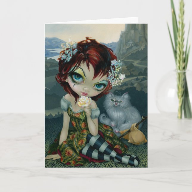 "Amanda Palmer Tarot:  Tarjeta de felicitación del (Anverso)