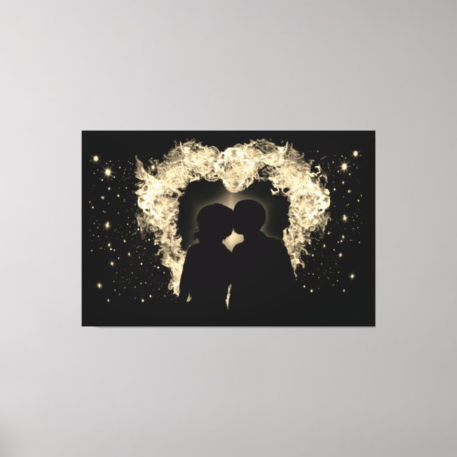 AMANDO JUNTOS ARTE Muro de tela (Anverso)