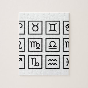 Amándose rompecabezas del zodiaco