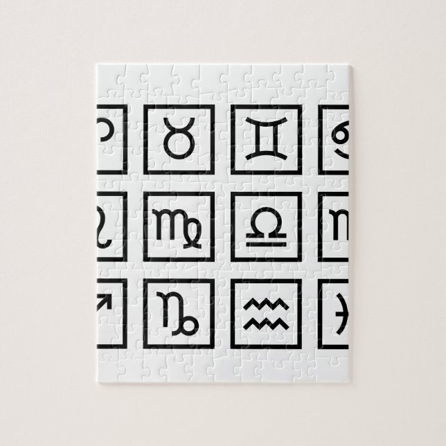 Amándose rompecabezas del zodiaco (Vertical)