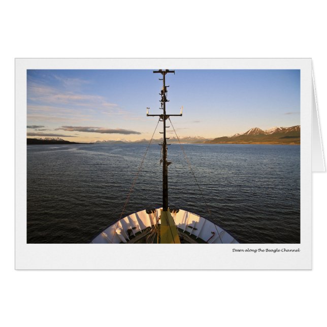 Amanecer a lo largo del canal del beagle (Anverso (Horizontal))