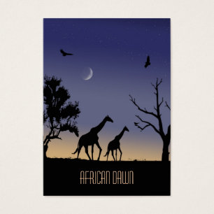 Amanecer africano - jirafas