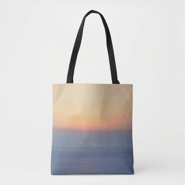 Amanecer, Bolsa De Tote De La Puesta Del Sol (Anverso)