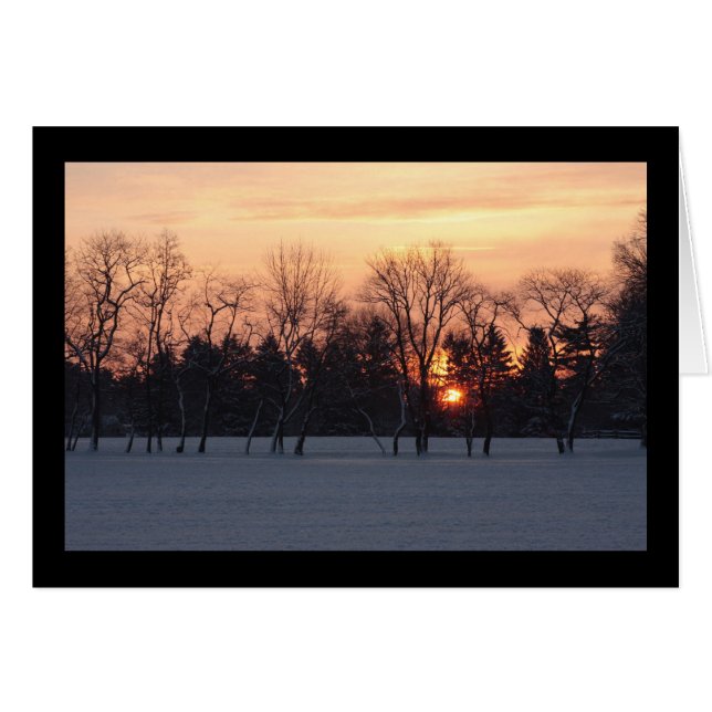 Amanecer de invierno (Anverso (Horizontal))