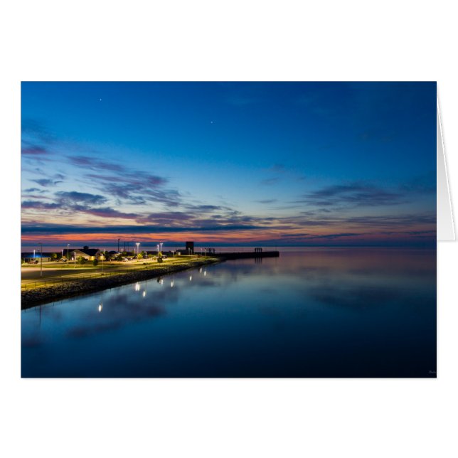 Amanecer de la ciudad de Mackinaw (Anverso (Horizontal))
