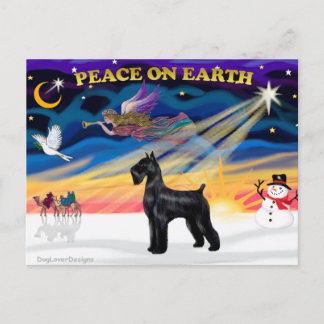 Amanecer de Navidad - Schnauzer (Gigante Negro)