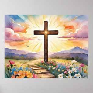 Amanecer de Pascua, arte acuático,