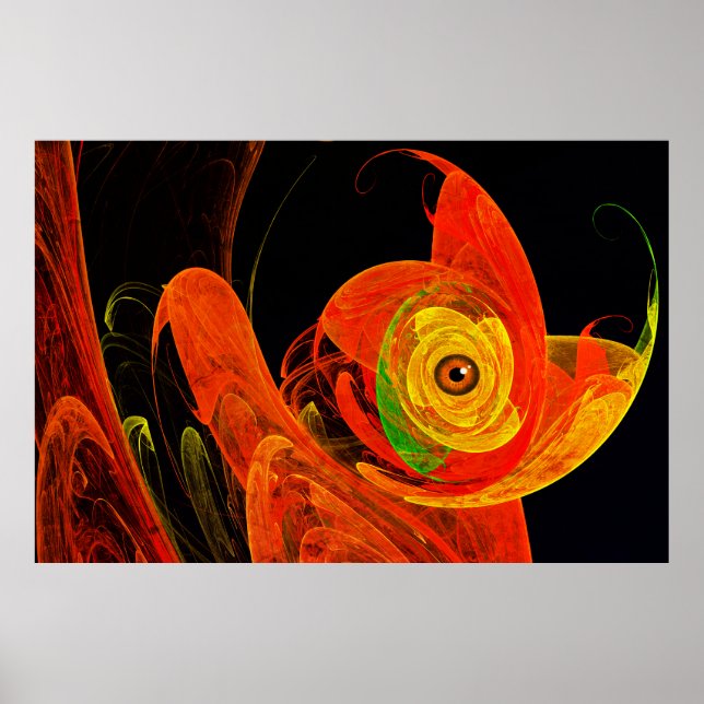 Amanecer del arte fractal en Golden Chameleon (Frente)