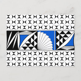 Amanecer del Suroeste en postal azul de vacaciones