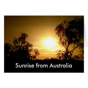 Amanecer desde Australia