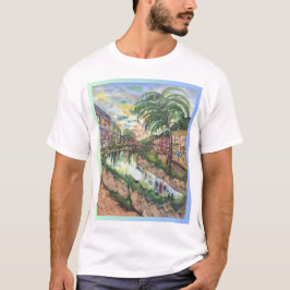 Amanecer en camiseta del Caribe 