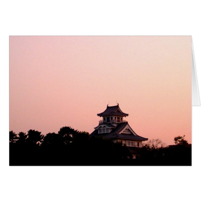 Amanecer en el Castillo de Nagahama (Anverso (Horizontal))