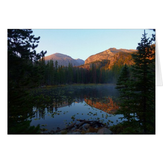 Amanecer en el lago Nymph II (Anverso (Horizontal))