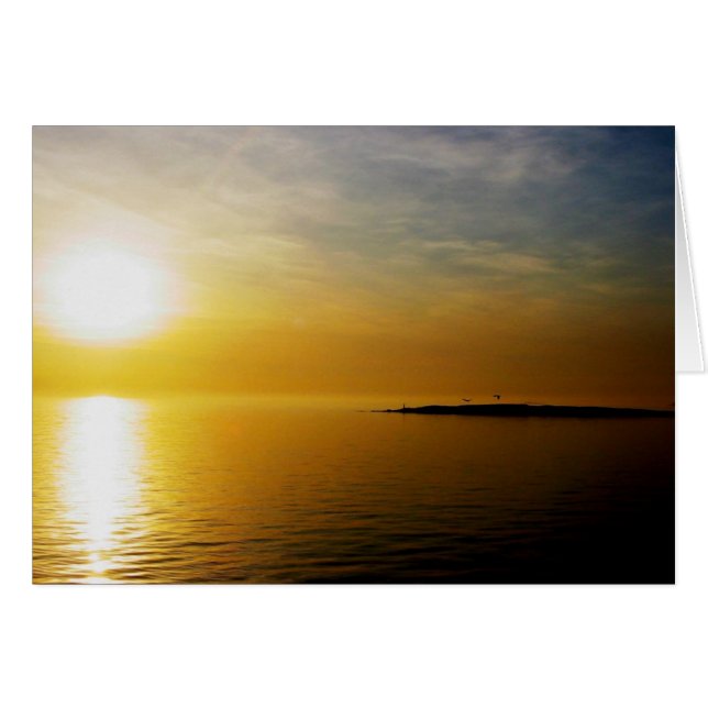 Amanecer en el mar Salino (Anverso (Horizontal))