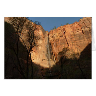 Amanecer en el sendero Camina Riverside en Zion