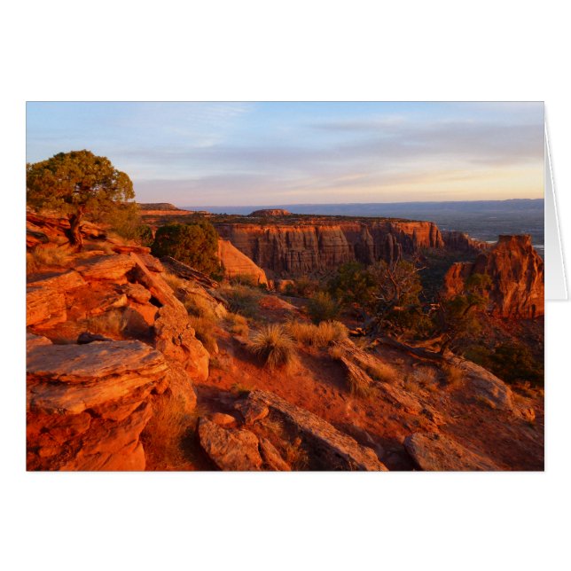 Amanecer en el sendero Grand View en el Monumento  (Anverso (Horizontal))