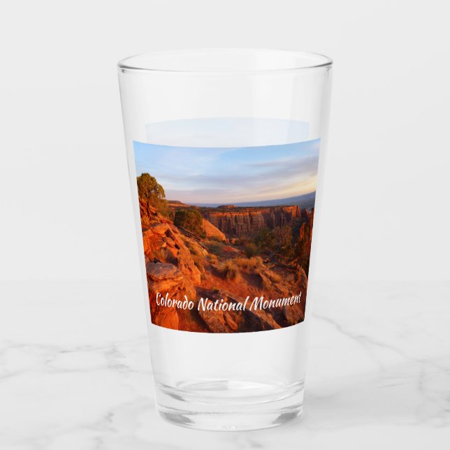 Amanecer en el sendero Grand View en el Monumento  (Anverso)