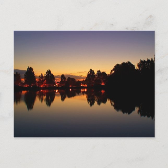 Amanecer en la postal Cotswold (Anverso)