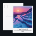 Amanecer en Pamukkale Turquía: postal de viaje<br><div class="desc">Postal de viaje de Sunrise Pamukkale Turquía</div>