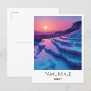 Amanecer en Pamukkale Turquía: postal de viaje