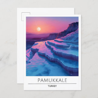 Amanecer en Pamukkale Turquía: postal de viaje