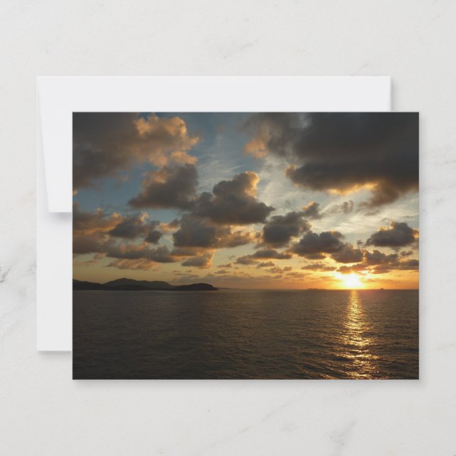 Amanecer en St. Thomas I Islas Vírgenes Estadounid (Anverso)